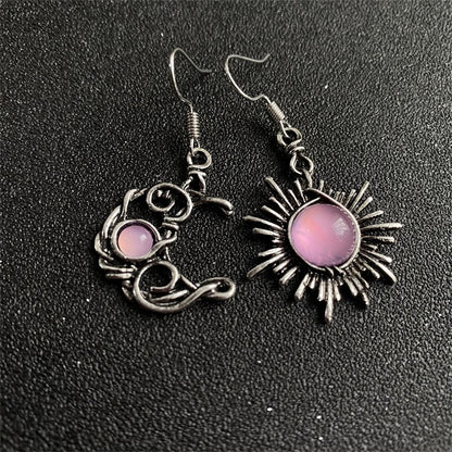 Bohemia Sun And Moon Earrings