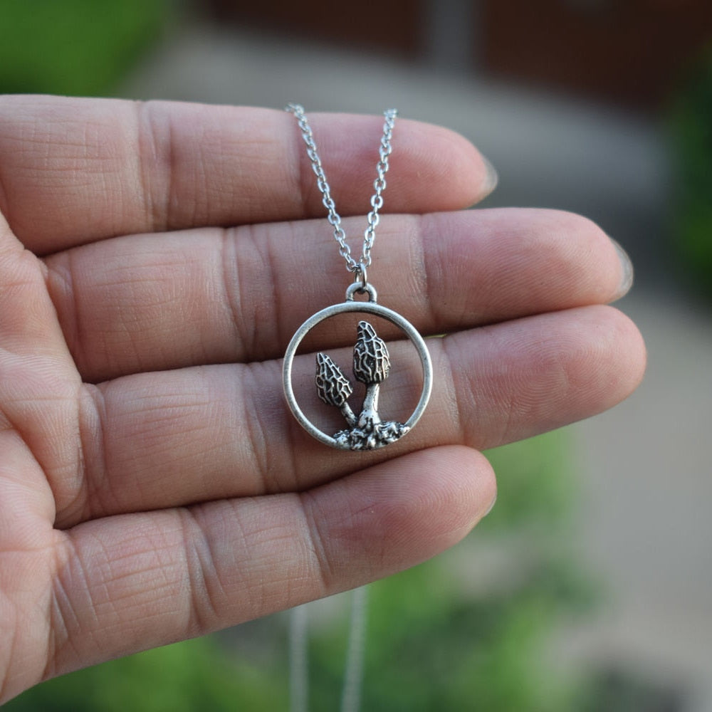 Mushroom Planet Pendant Necklace - Top Boho