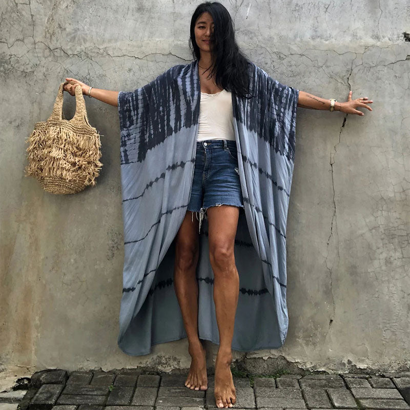 Embroidery Kaftan Boho Beach Tunic - Top Boho