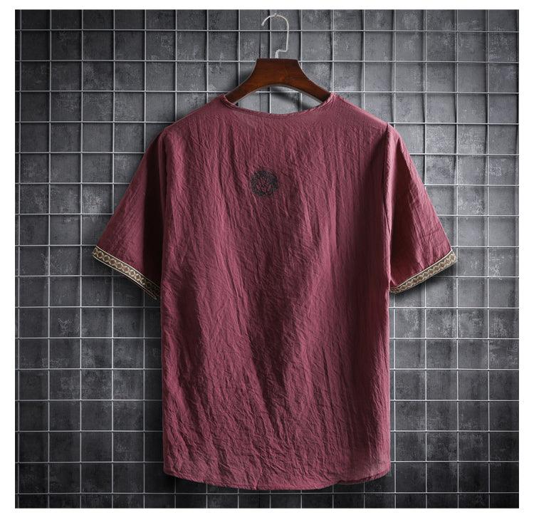 Boho Loose Short Sleeve Shirt - Top Boho
