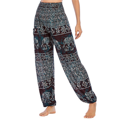 Boho Printed Harem Pants - Top Boho