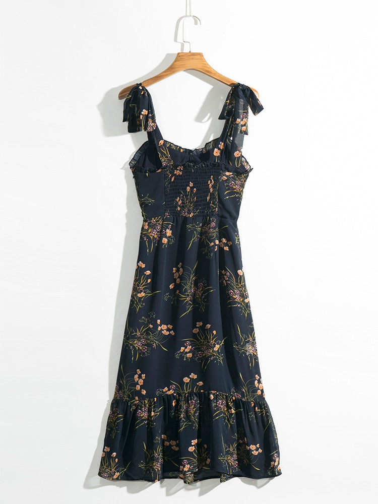 Elegant Floral Boho Maxi Dress - Top Boho