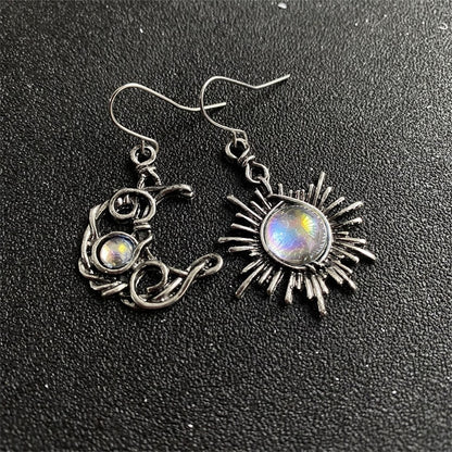 Bohemia Sun And Moon Earrings