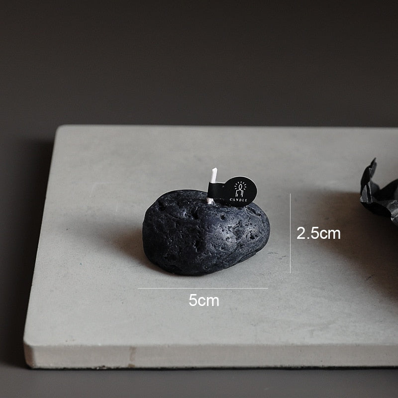 Mini Stone Shape Scented Candles