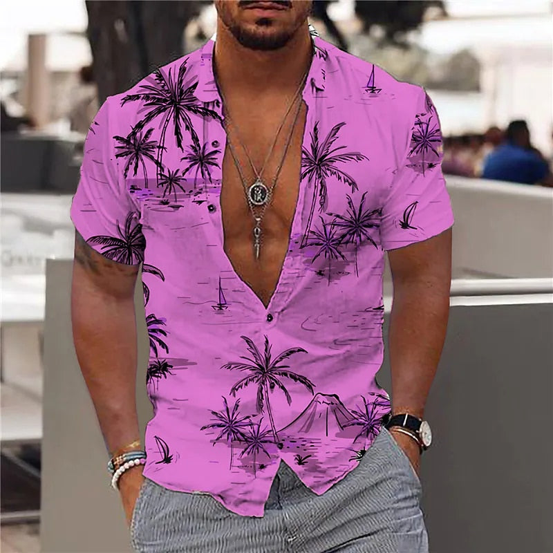 Boho Tropical Pattern Shirts - Top Boho