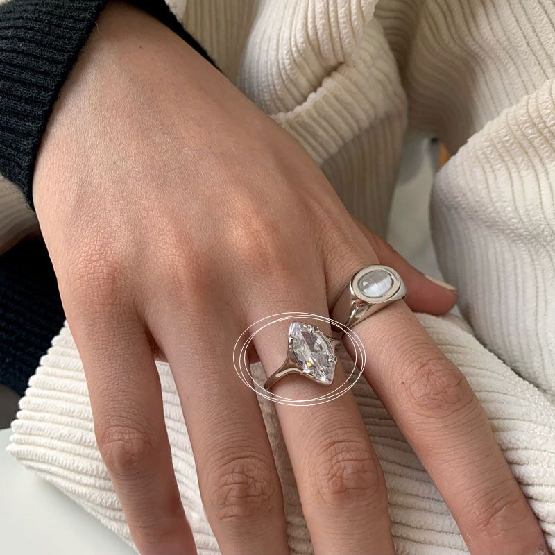 Opal Irregular Natural Stone Ring