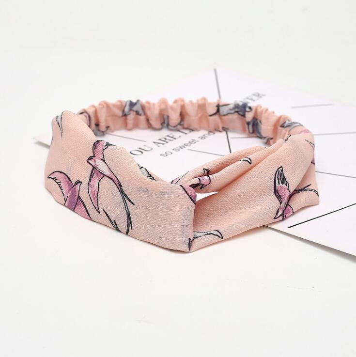 Boho Cross Knotted Bow Headband