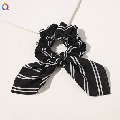 Boho Floral Bowknot Hair Ties
