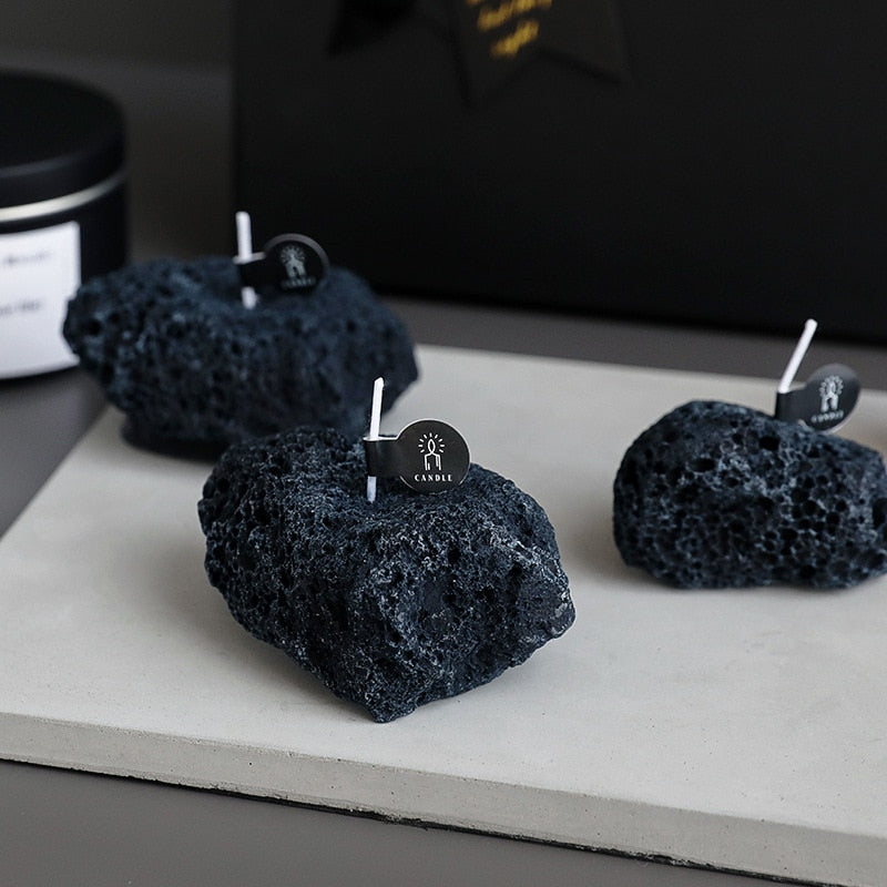 Mini Stone Shape Scented Candles