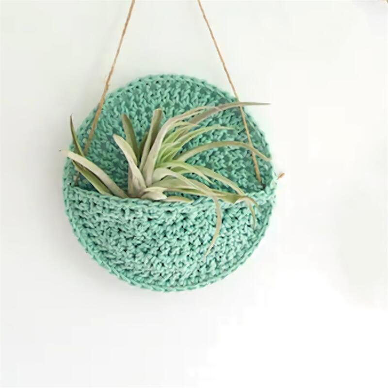 Boho Wall Macrame Planter - Top Boho
