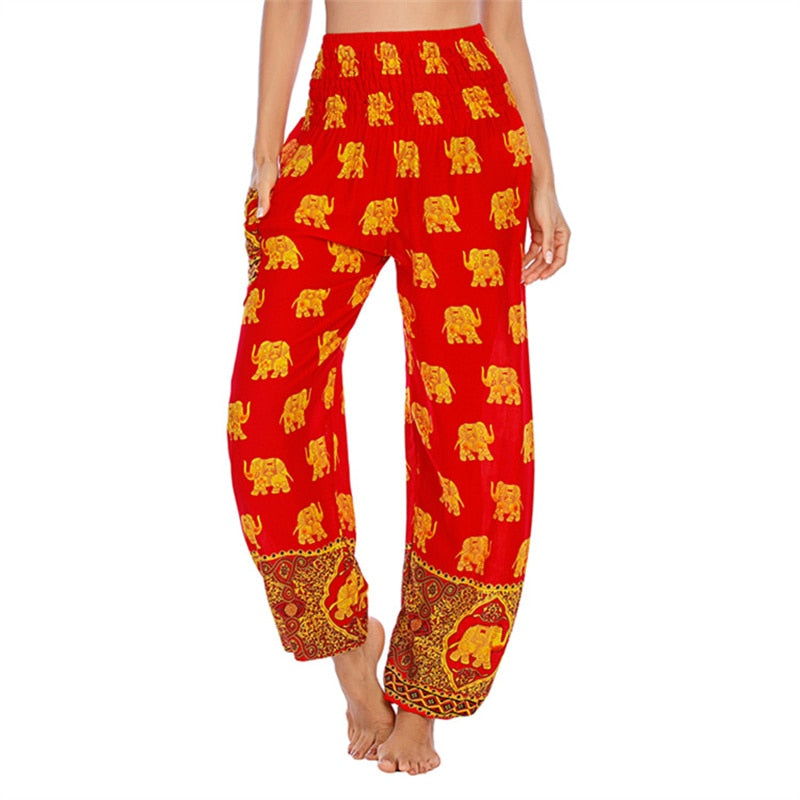 Boho Printed Harem Pants - Top Boho