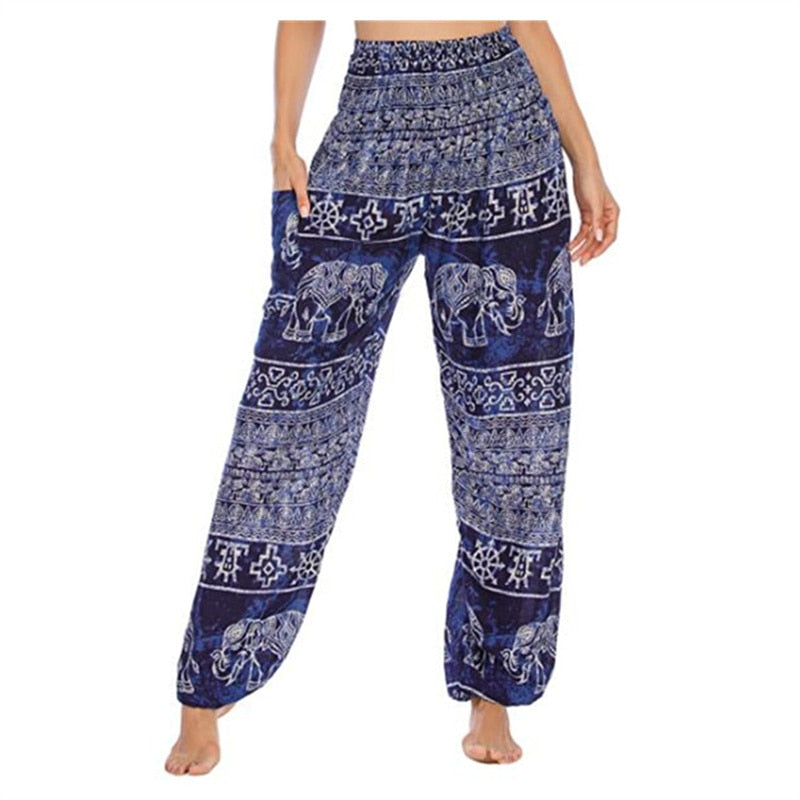 Boho Printed Harem Pants - Top Boho