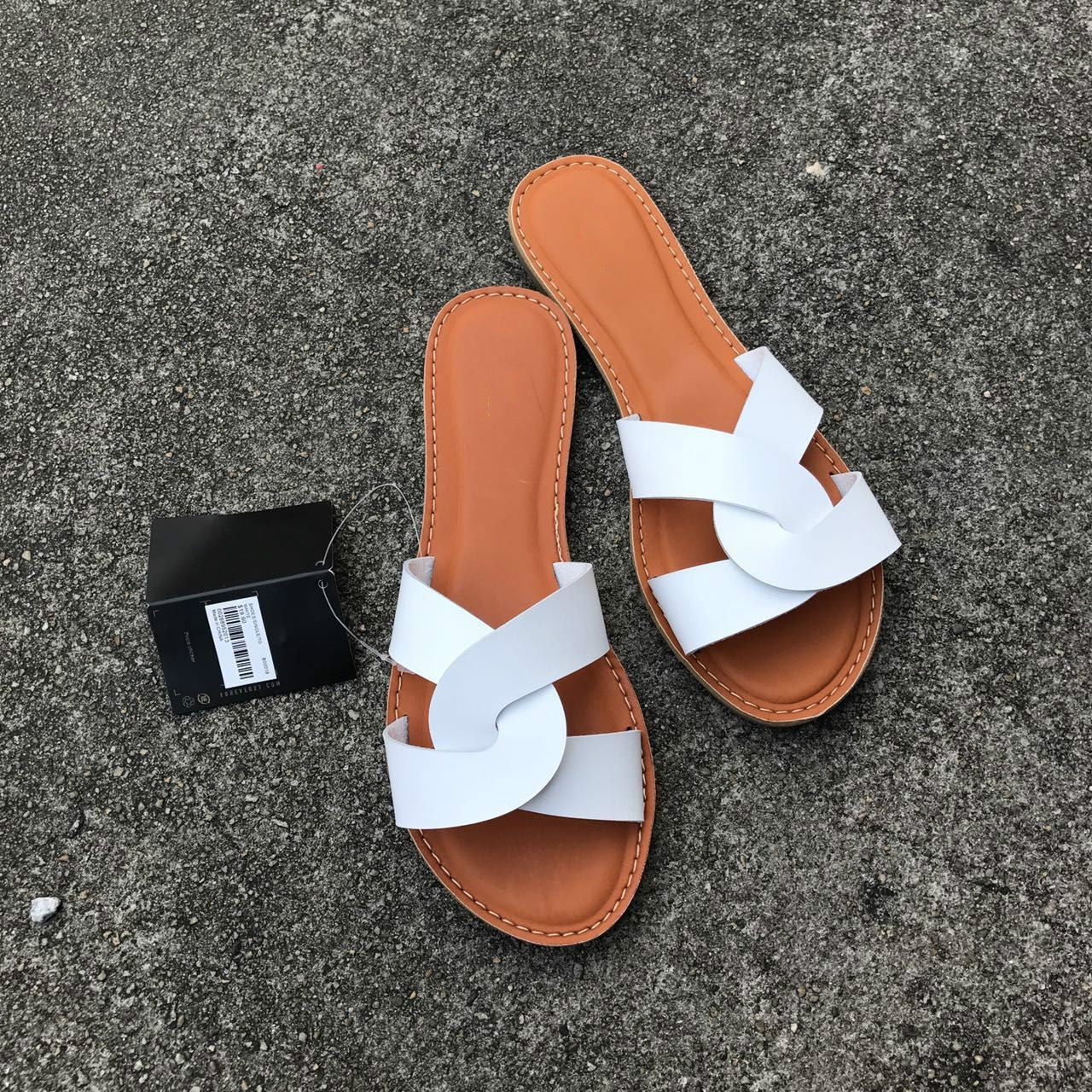 Faux Leather Interlocking Sandals - Top Boho
