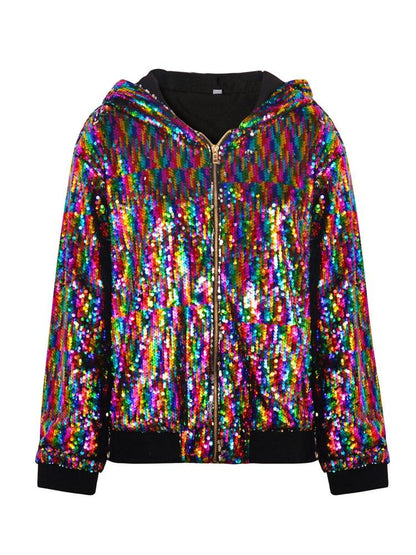 Tassel Sequin Jacket - Top Boho