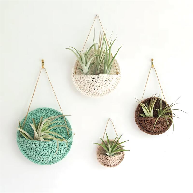 Boho Wall Macrame Planter - Top Boho