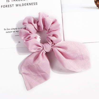 Boho Floral Bowknot Hair Ties
