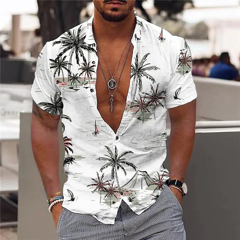 Boho Tropical Pattern Shirts - Top Boho