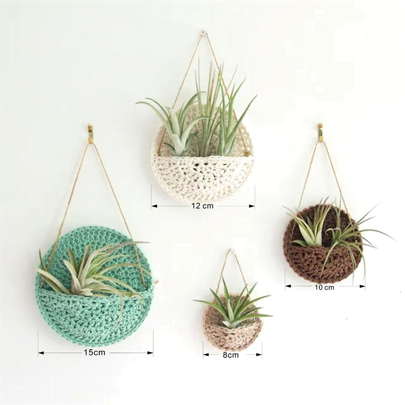 Boho Wall Macrame Planter - Top Boho