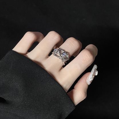 Opal Irregular Natural Stone Ring