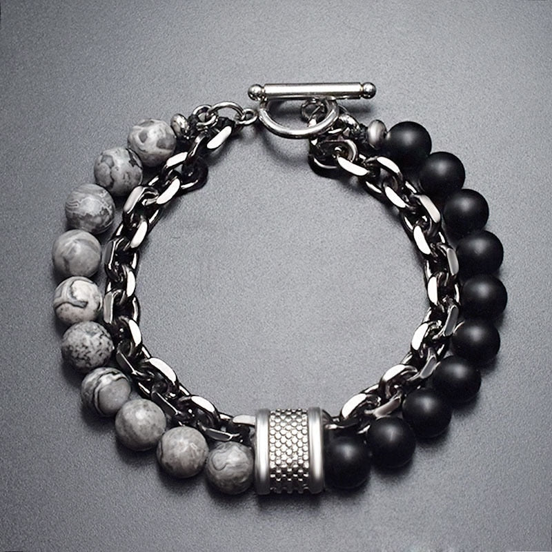 Tiger Eye Stone Beaded Bracelet - Top Boho