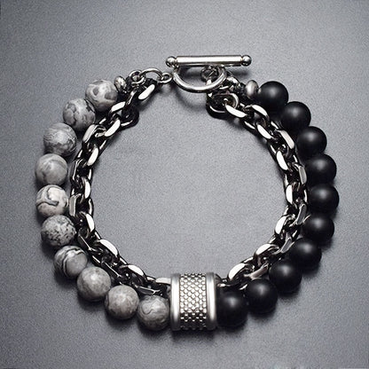 Tiger Eye Stone Beaded Bracelet - Top Boho