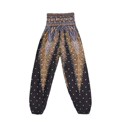 Boho Printed Harem Pants - Top Boho