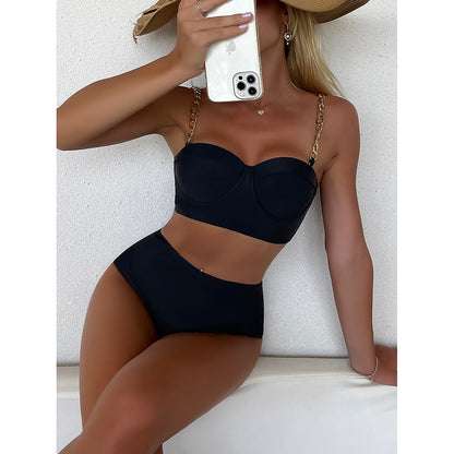 Floral Boho High Waist Bikini Set - Top Boho
