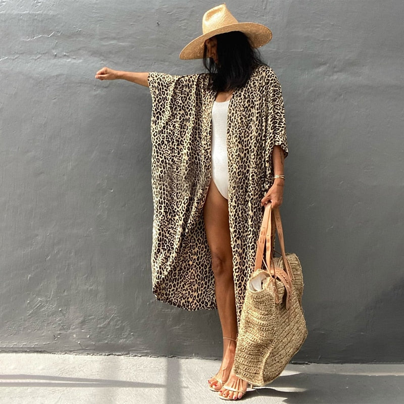 Embroidery Kaftan Boho Beach Tunic - Top Boho