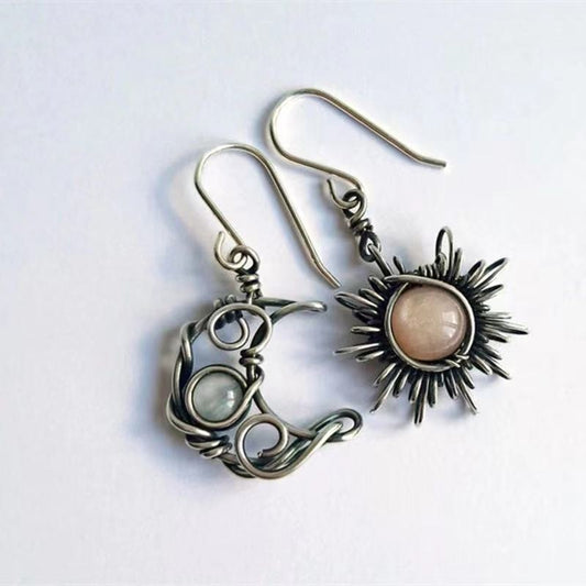 Bohemia Sun And Moon Earrings - Top Boho