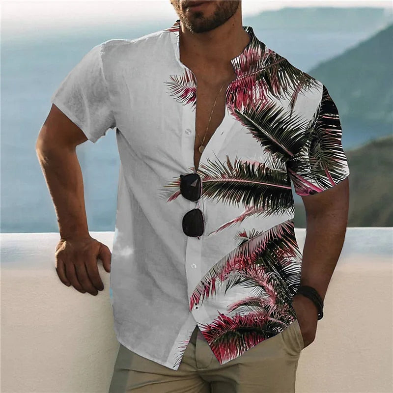 Boho Tropical Pattern Shirts - Top Boho