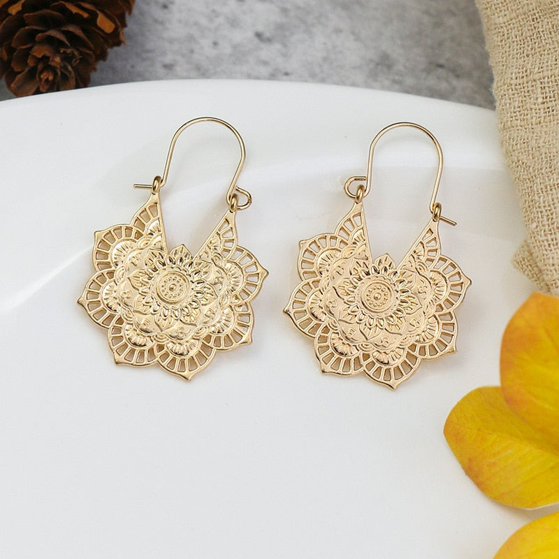 Vintage Boho Drop Earrings