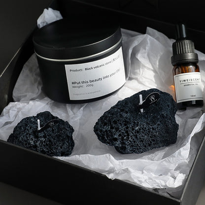 Mini Stone Shape Scented Candles