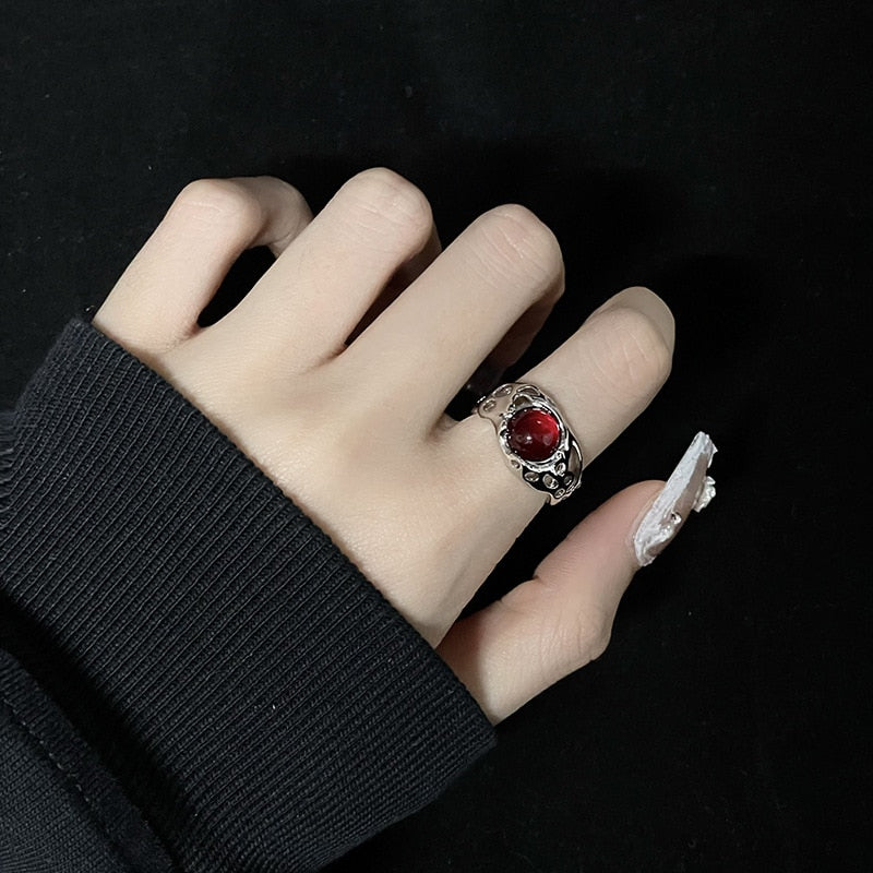 Opal Irregular Natural Stone Ring