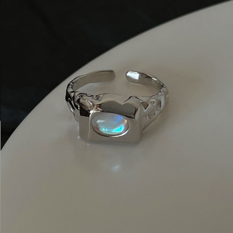 Opal Irregular Natural Stone Ring