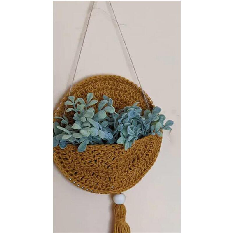 Boho Wall Macrame Planter - Top Boho