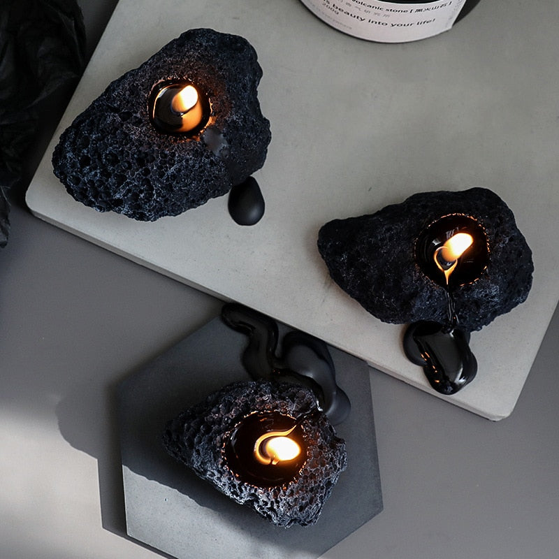Mini Stone Shape Scented Candles