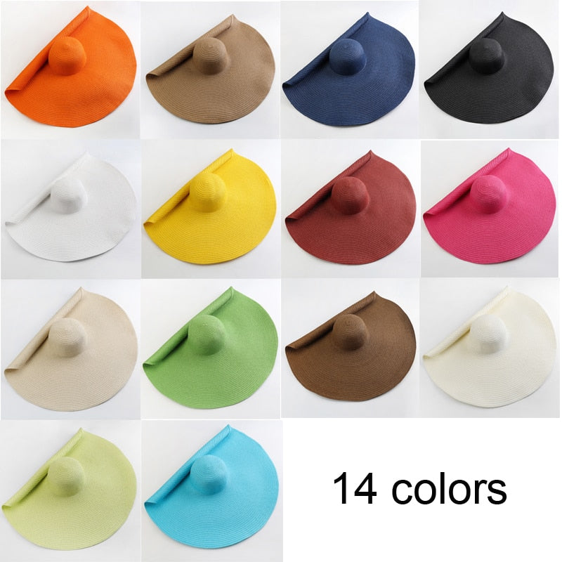 Large Wide Brim Foldable Sun Hat