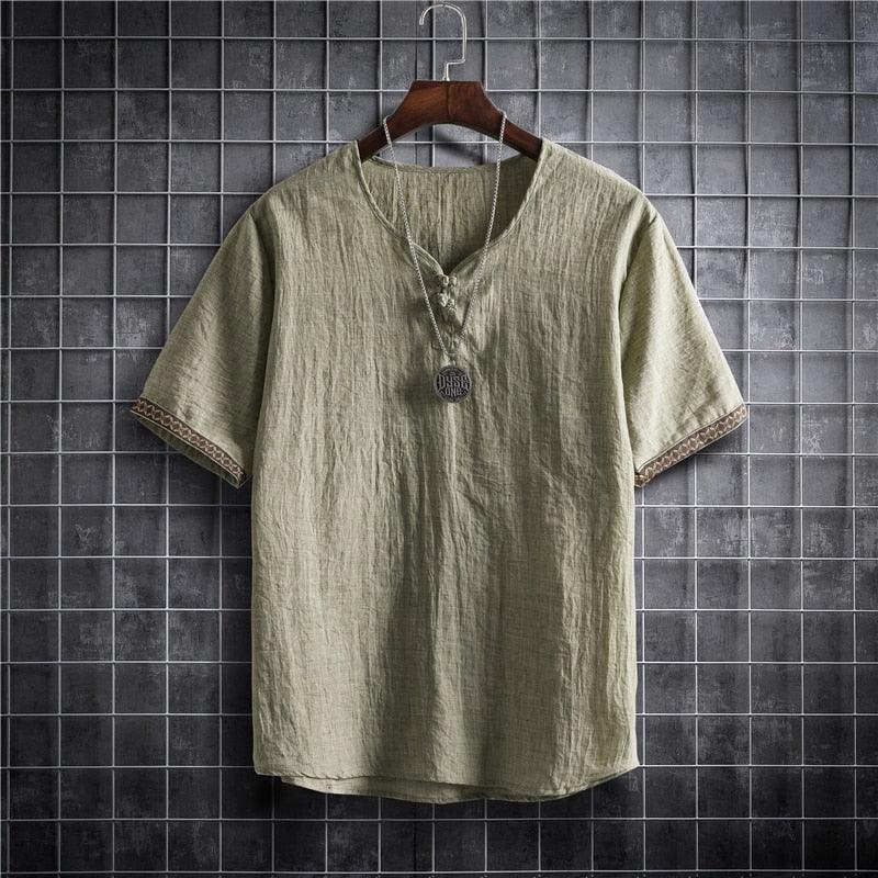 Boho Loose Short Sleeve Shirt - Top Boho
