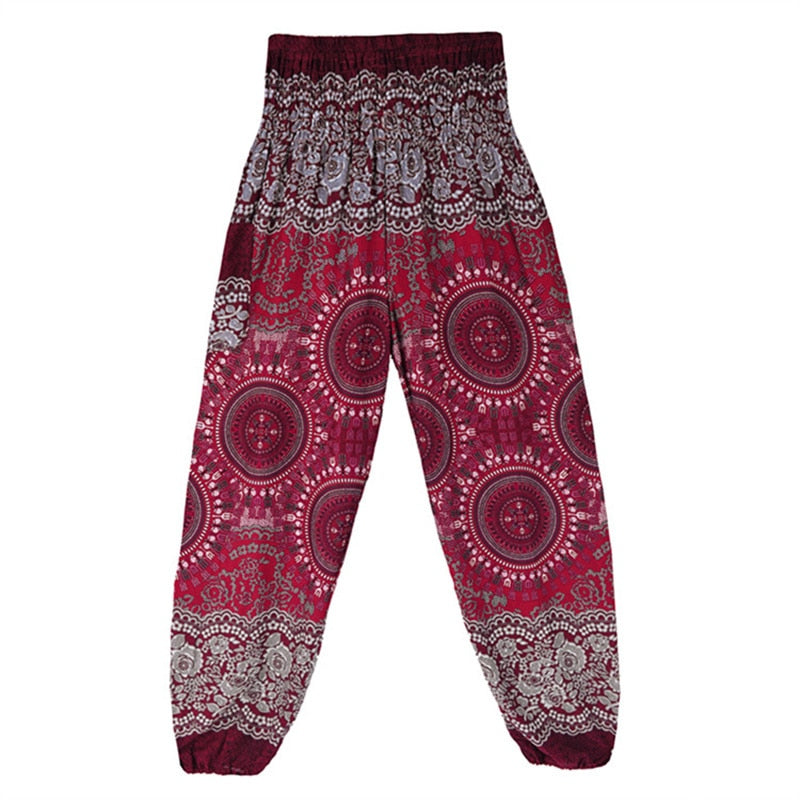 Boho Printed Harem Pants - Top Boho