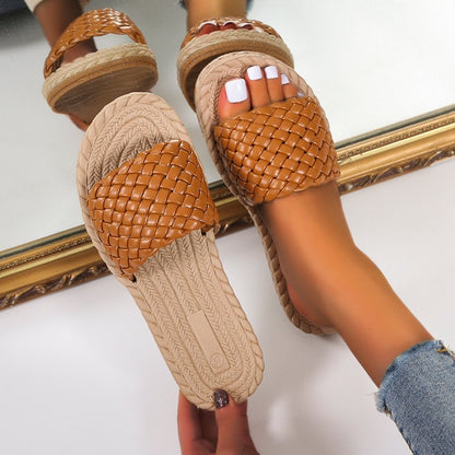 Boho Weave Braided Sandals