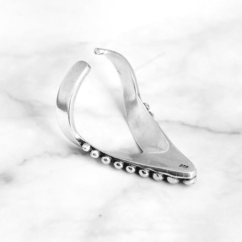 Vintage Bohemian Chevron Thumb Ring