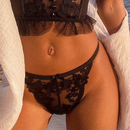 Push-Up Lace Bustier & Panty
