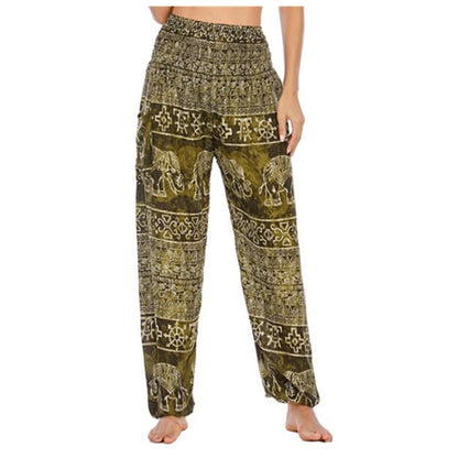 Boho Printed Harem Pants - Top Boho