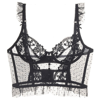 Push-Up Lace Bustier & Panty - Top Boho