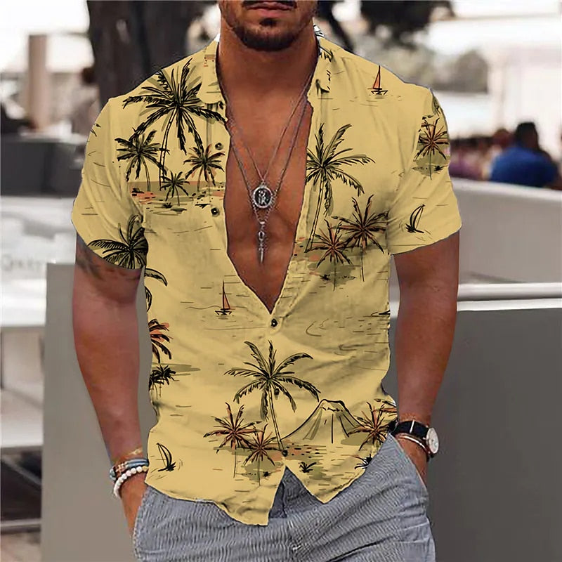 Boho Tropical Pattern Shirts - Top Boho