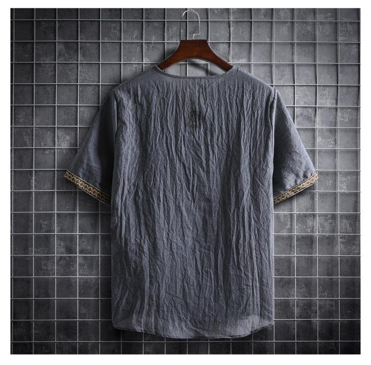 Boho Loose Short Sleeve Shirt - Top Boho