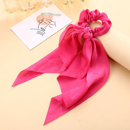 Boho Chic Ribbon Hair Scrunchies