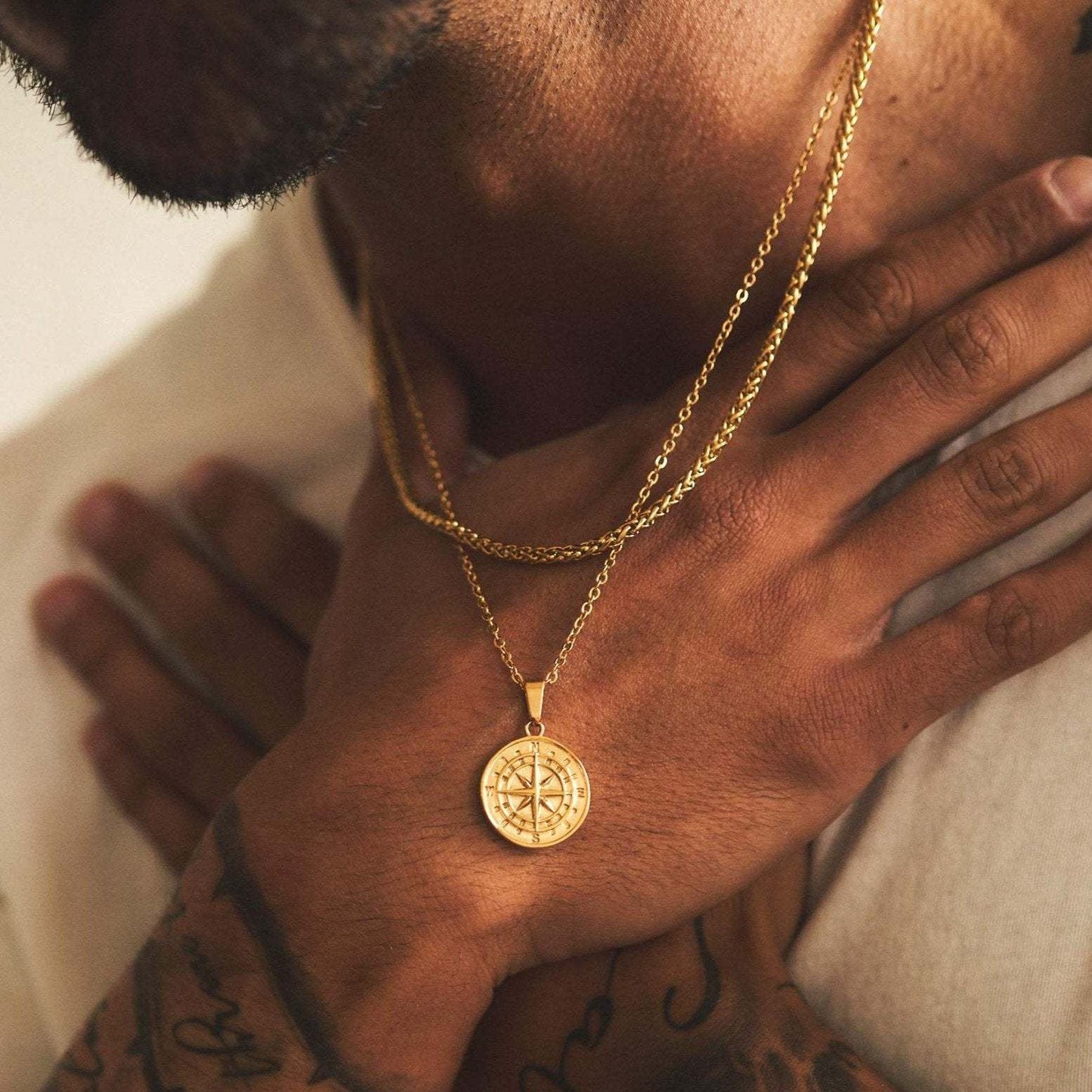Boho Compass Pendant Necklace - Top Boho