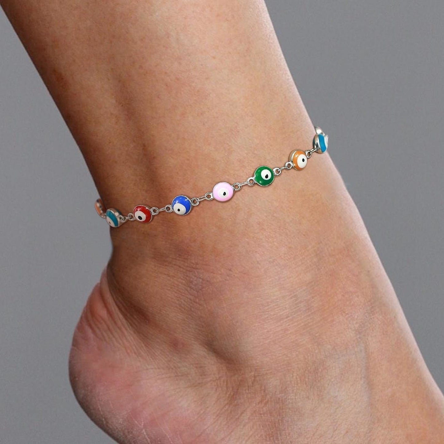Boho Evil Eye Anklets - Top Boho