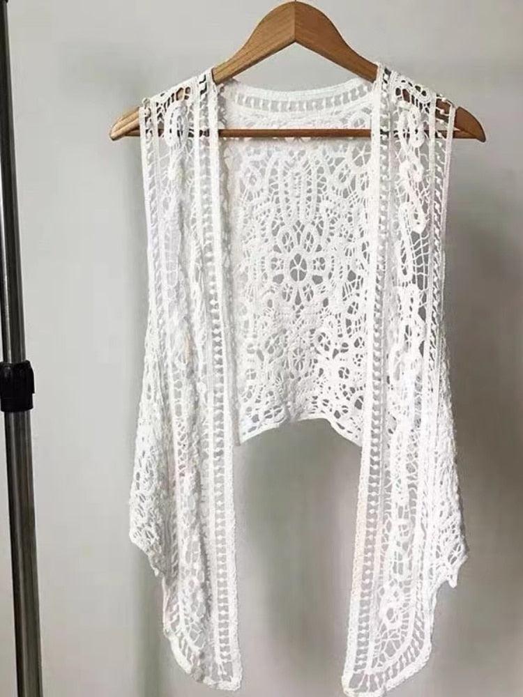 Boho Crochet Vest - Top Boho